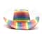 Pride Rainbow Stripes & Sequins Adult Cowboy Hat by Celebrate It™
